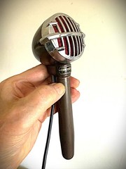 Vintage 1930’s Astatic Model A Brown Bullet Microphone, restored, works great!