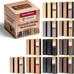 Acoustic Wall Panels Color Samples Pack – Premium Wood Panels for Wall Decor – I