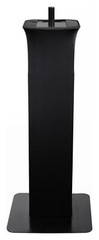 (1) Rockville Black Adjustable Totem Speaker Stand For For Fender Fighter 12