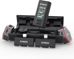 SYNCO G4 Wireless Lavalier Microphone w/ Charging Case 48KHz 24Bit – NIB