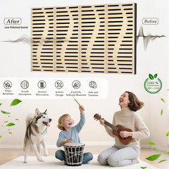 4Pack Self-Adhesive Acoustic Foam Panels for Soundproofing & Decoration
