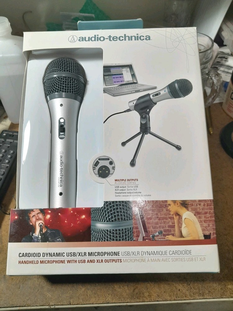 Audio-Technica USB Microphone, ATR2100-USB, Parts Only! NOB, Non Working, READ