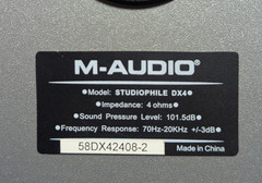 M-Audio Studiophile DX4 Studio Monitor Speakers Woofer 30W, 4Ω