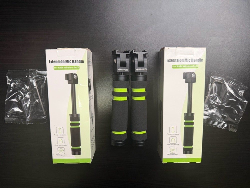 Wireless Microphone Handle, Adapter Compatible with RODE Wireless Go and Go 2