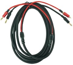 Rockville BN10 10 Foot 14 AWG 100% OFC Copper Banana to Banana Braided Pro Cable