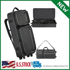 DJ Controller Case with Wheels Compatible with DDJ FLX10 / DDJ-GRV6 / 1000 / 100