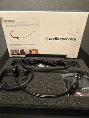 Audio-Technica BP892cH MicroSet Subminiature Headworn Microphone Black