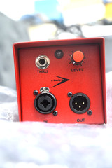 A-Designs REDDI Tube Direct Box All-Tube Circuitry Level Control w/ Power Cable