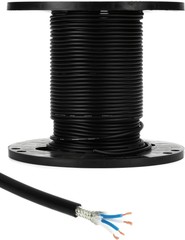 Canare L-4E6S Star Quad Bulk Microphone Cable – Black 150 Foot