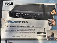 Pyle PDWM2135 Wireless Microphone System with 2 Dynamic Mics for Karaoke, Party