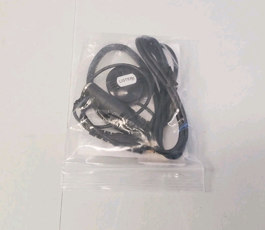 Listen Technologies LA-401 Universal Ear Speaker Piece Receiver Pro Hearing New