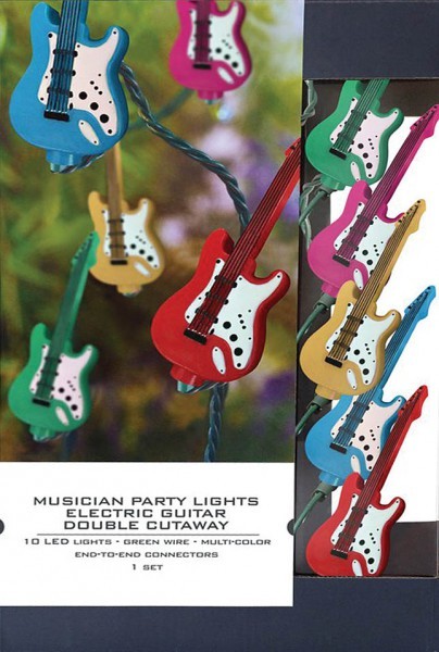 Musician Party Lights Electric Guitar Double-Cutaway Edition NEW 000196769