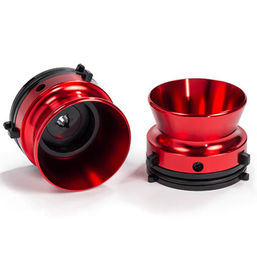 RecordingTheMasters 1/4″ NAB Adapter – Red, 2 Pieces