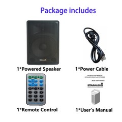 2-Way 15″ Active Bluetooth Speaker PA 3500W Peak Power Studio Speaker W/ TWS USB