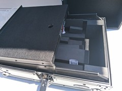 Pro-X XS-M12LTBL Black FInish 12″ Universal Mixer Case W/ Laptop Glide Shelf …