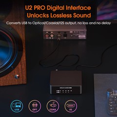 Douk Audio U2 PRO USB to SPDIF Converter DDC XMOS XU316 DSD512 PCM 768kHz