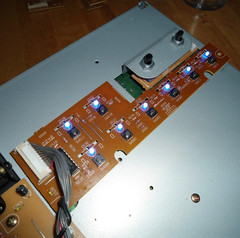 Custom Akai MPC 2000XL Upper Right Pad Bank PCB Board w/Blue LEDs Fully Serviced