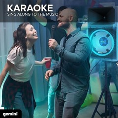 Gemini GSP-L2200PK Bluetooth 2200W 15″ LED Party Lights Speaker Mic Stand Set