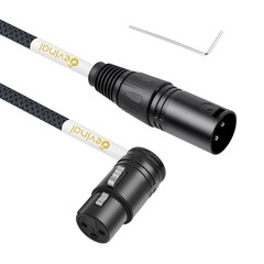 Rotatable Right-Angle XLR Cable, Adjustable-Angle Low-Profile XLR Microphone …