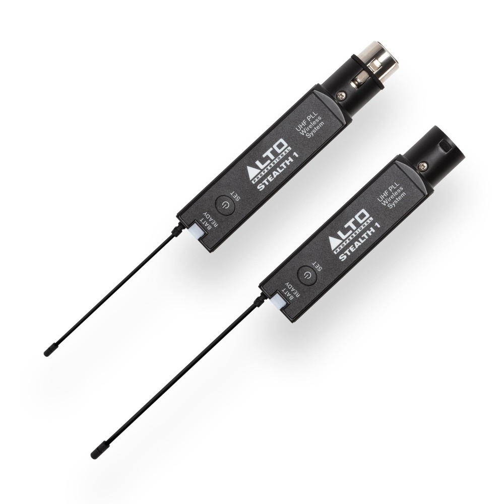 Stealth 1 Mono UHF XLR Wireless Audio System, Transmitter and Receiver for Po…