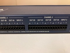 Symetrix 581E Distribution Amplifier 4×4 Rack Mountable 20 Hz – 20 kHz