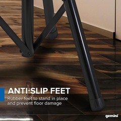 Gemini Professional Heavy Duty PA Speaker Stand – Adjustable Height Tripod St…