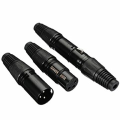 10-40Pair XLR DMX 3Pin Male&Female MIC Connector Plug Audio Microphone Connector