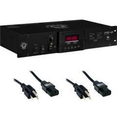 Black Lion Audio PG-2 Studio-Grade Power Conditioner with 2x Power Cable Bundle