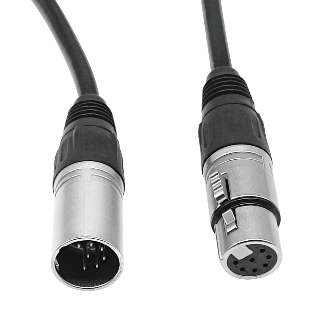 iDhlps 7 Pin XLR Cable, Microphone Cable 7 Pin XLR Male to Female Connector f…