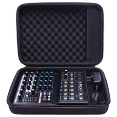 LTGEM Hard Mixer Case for Mackie Mix8 / 13″×9.5″×3.6″in, Black