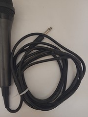 Microphone Long Cord Plug in High Grade Low Noise 9″ Gray Mic Tested.