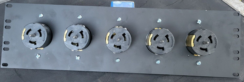 50A Power Distro 3U rack plate with 5x CS6369 build your own distro!