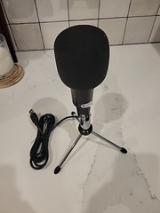 Fifine Wired USB Cable Black Omni Directional Microphone
