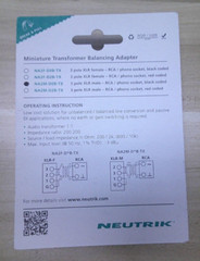 Neutrik NA2M-D0B-TX 3 Pole XLR Male – RCA/Phono Socket, Black Coded