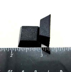 3/4″ Wide Square Rubber Stick on Feet 5/16 Thick Adhesive Backing Bumper Pads
