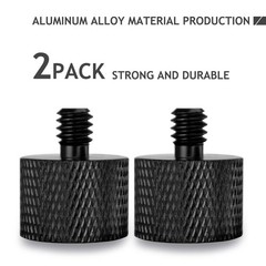 Frgyee 5/8 to 1/4 Adapter, Mic Thread Adapter 5/8″ Female 2pc, 2pc