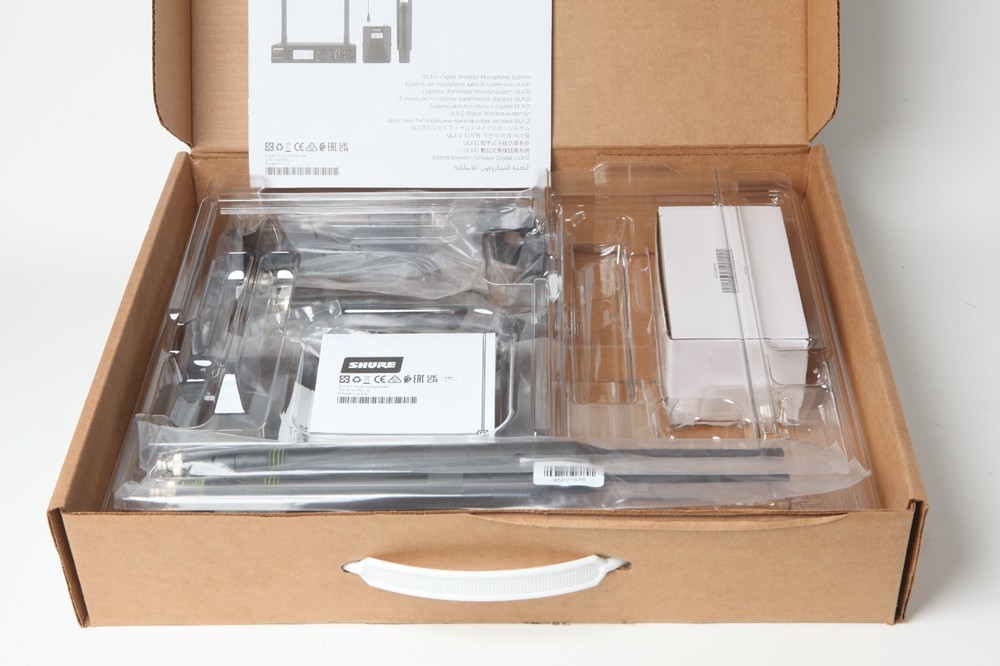 New Open Box Shure ULXD4 G50 Digital Wireless Microphone Receiver 470-534 MHz
