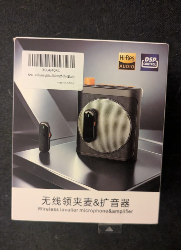 Voice Amplifier with Magnetic Wireless Lavalier Lapel Microphone for Teachers…