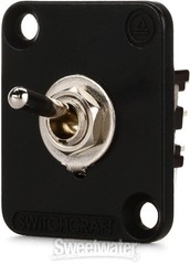 Switchcraft EHTSLBPKG EH Series Toggle Switch Locking DPDT – Black flange