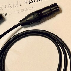 1–200 ft Mogami 2893 Flexible Quad Black | Choose Neutrik XLR/TRS | Bulk Ready