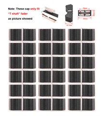18pcs For Allen & Heath Soundcraft(Black) Straight Slide Fader Knob Cap