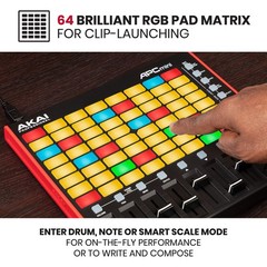 Akai Professional APC Mini MK2 – USB MIDI Pad Controller for Clip Black