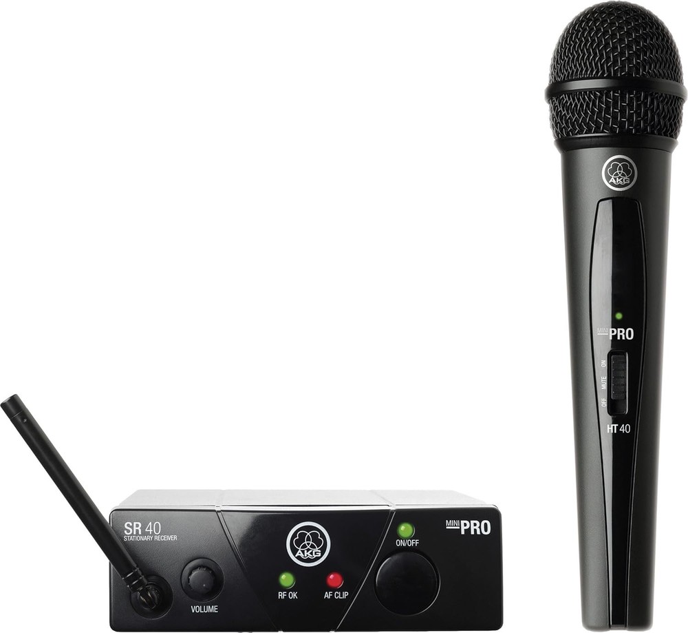 AKG Pro Audio WMS40MINI Vocal Set Band US25B Wireless Microphone System