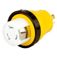 NEMA L14-30P to 50A SS2-50R RV Marine Power Generator Adapter, 30A L14-30P to