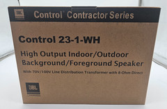 NEW JBL Control 23-1-WH – Weather-Resistant 100W Background/Foreground Speakers