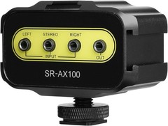 Saramonic SR-AX100 Microphone Audio Mixer for DSLR Cameras & Camcorders (Yellow)