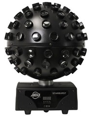 2 American DJ Starburst LED Spheres Multi Color Shooting Beam DJ Lighting Effect