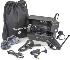 Saramonic Ultra 2-Person Universal Wireless Mic w/32-Bit Float Recording Black