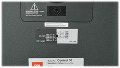JBL CONTROL 31 150w 70v Commercial Indoor/Outdoor 10″ Wall Mount Speaker Black