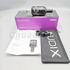 Audix D6 Professional Dynamic Kick Drum Microphone for Stage Studio
